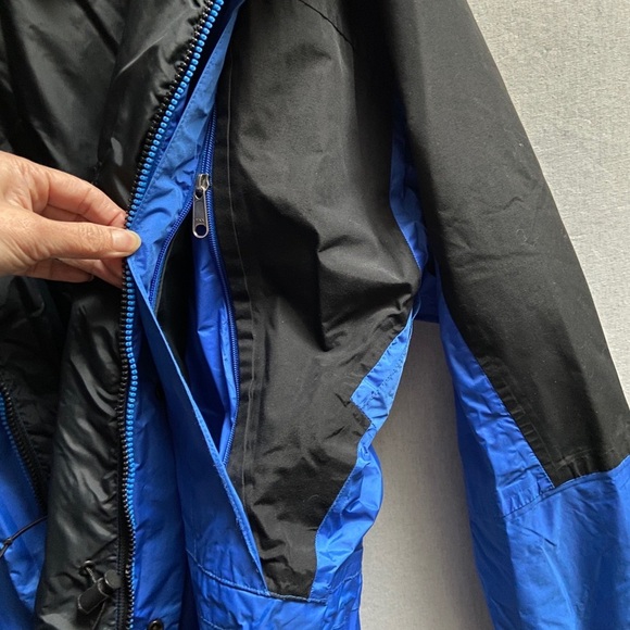 North Face ski snowboard nylon full zip hooded jacket Sz L - Picture 9 of 17